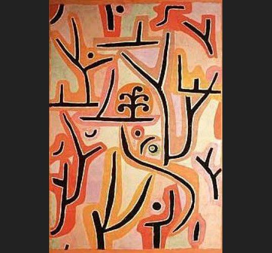 Park bei Luzern painting - Paul Klee Park bei Luzern art painting